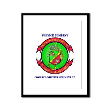 SC37 - M01 - 02 - Service Company with Text - Framed Panel Print